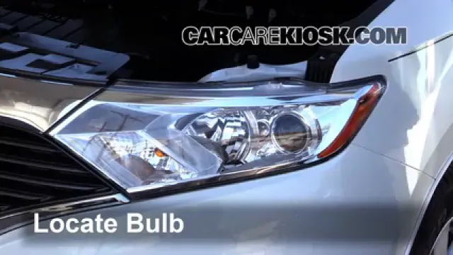 2012 Nissan Quest SV 3.5L V6 Luces Luz de carretera (reemplazar foco) 